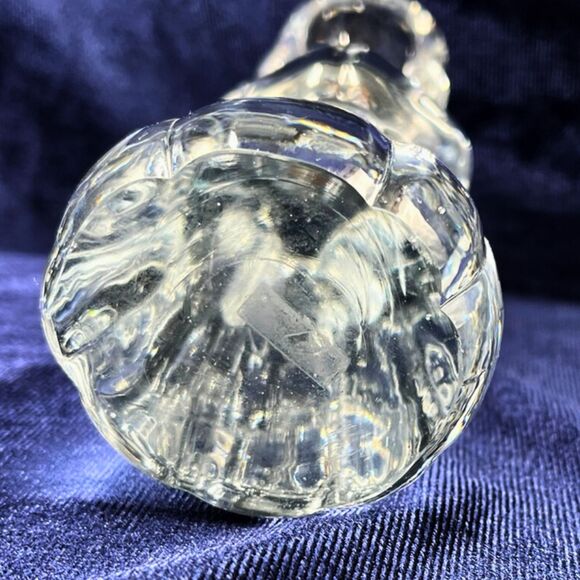 Vintage Glass Praying Angel Figurine Clear Blown Glass Religious Home Decor - Picture 5 of 6